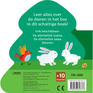 Afbeelding laden in galerijviewer, Boek kartonboek dieren in het bos