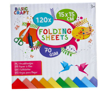 Load image into Gallery viewer, Vouwblaadjes 15x15 cm 120 stuks | 6 stuks