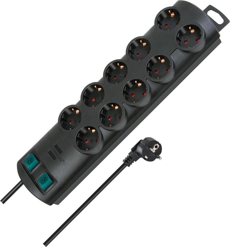 Load image into Gallery viewer, Brennenstuhl meervoudige verdeler primera-line 10-way socket strip black primera-line