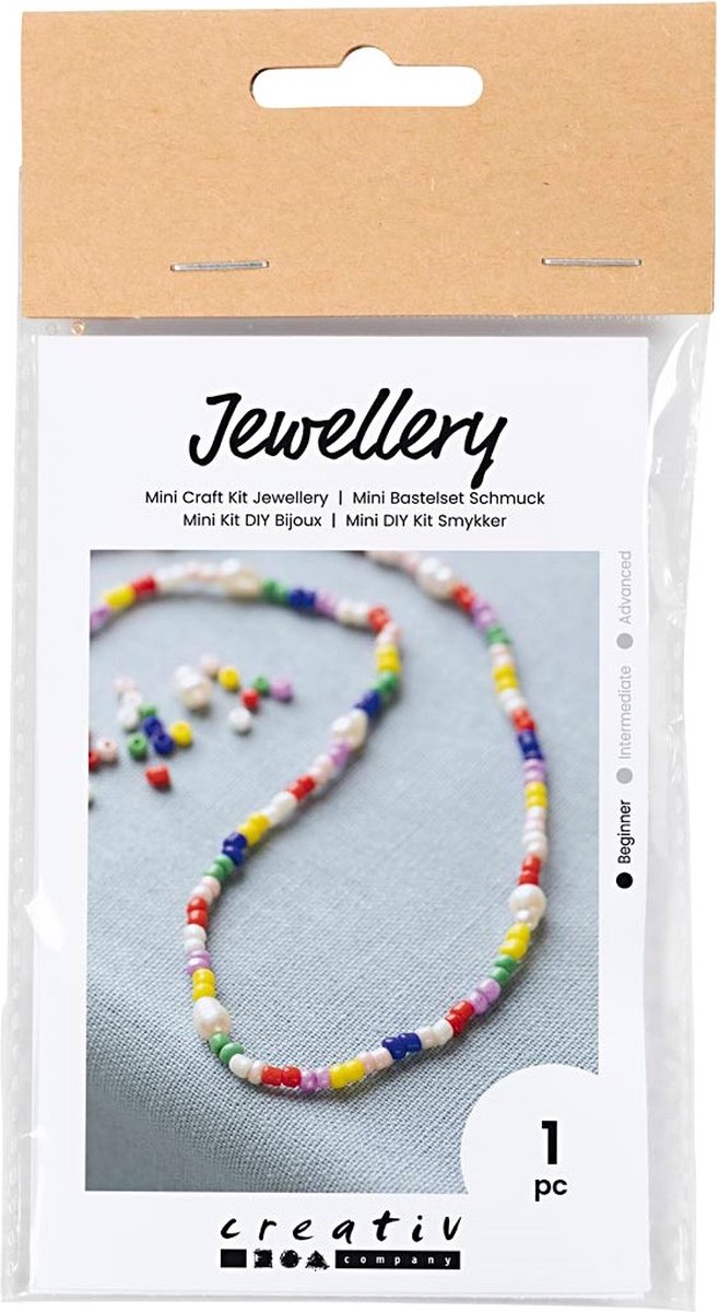 Load image into Gallery viewer, Creativ company mini hobbyset sieraden zoetwaterparel halskettingen