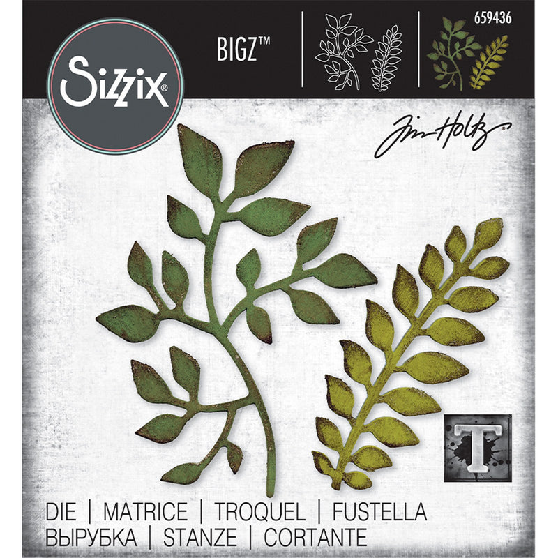 Load image into Gallery viewer, Sizzix • tim holtz bigz die garden greens