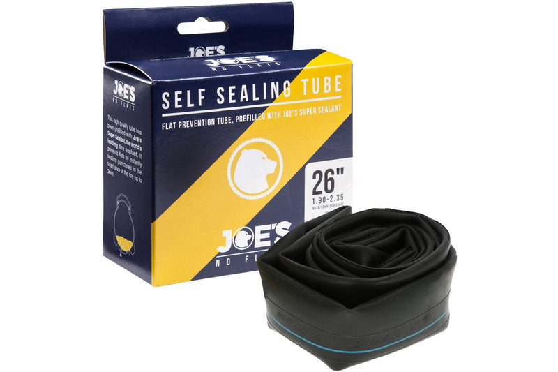 Load image into Gallery viewer, Joe's no flats Binnenband self sealing tube yellow gel fv 26x1.90-2.35