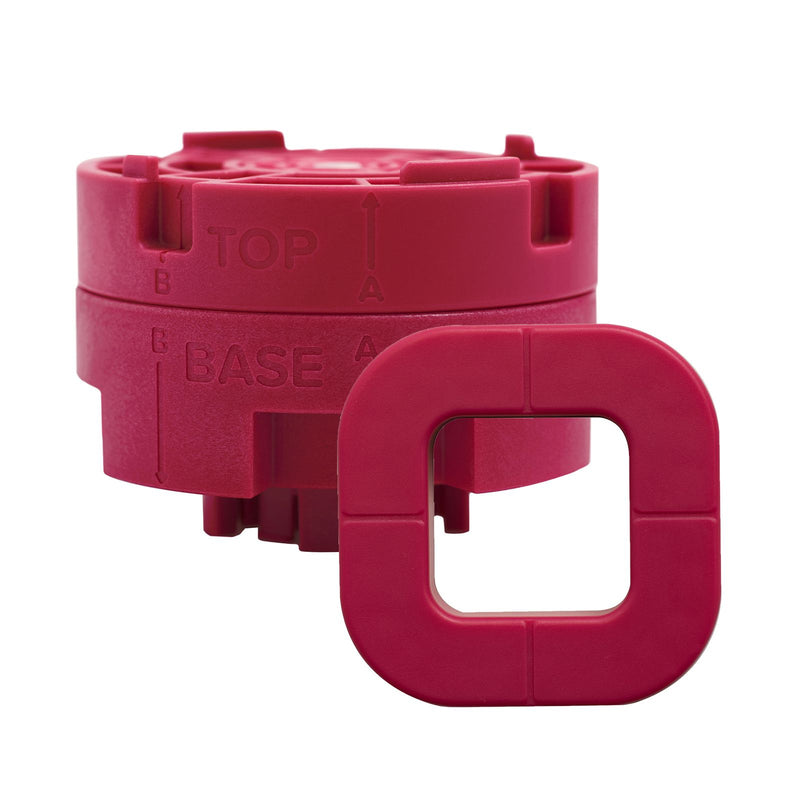 Load image into Gallery viewer, We r makers • button press inzetstuk vierkant ø32mm