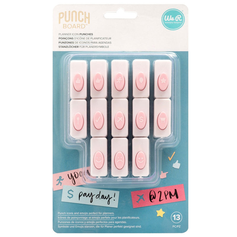 Load image into Gallery viewer, We r makers • planner icon punches 13pcs