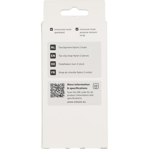 Load image into Gallery viewer, Simson toeclip riemen 2st
