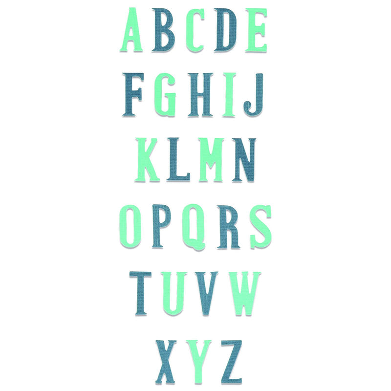 Load image into Gallery viewer, Sizzix • bigz xl alphabet die nostalgic