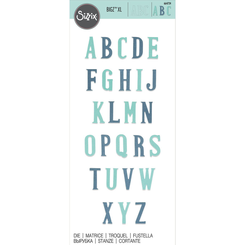 Load image into Gallery viewer, Sizzix • bigz xl alphabet die nostalgic