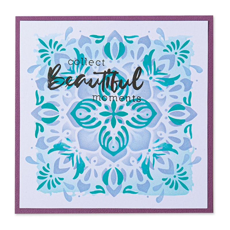 Load image into Gallery viewer, Sizzix • layered stencils mosaic flowers 4stuks