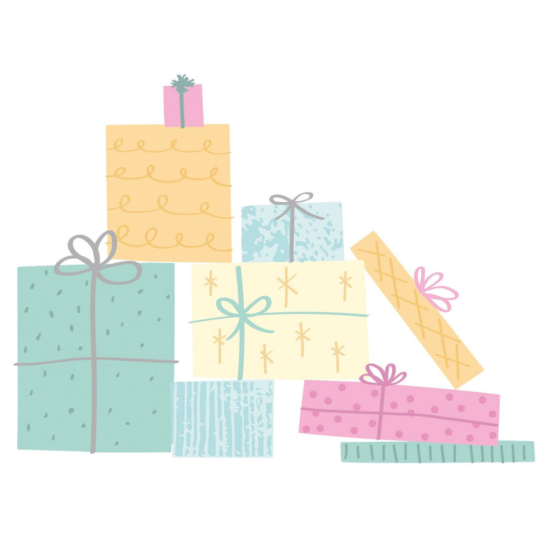 Load image into Gallery viewer, Sizzix • layered clear stamps giftwrap 23pcs