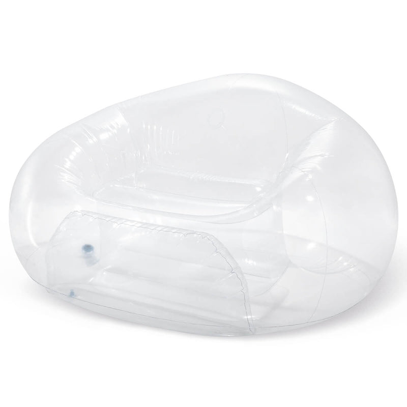 Load image into Gallery viewer, Intex Beanless Bag opblaasstoel transparant