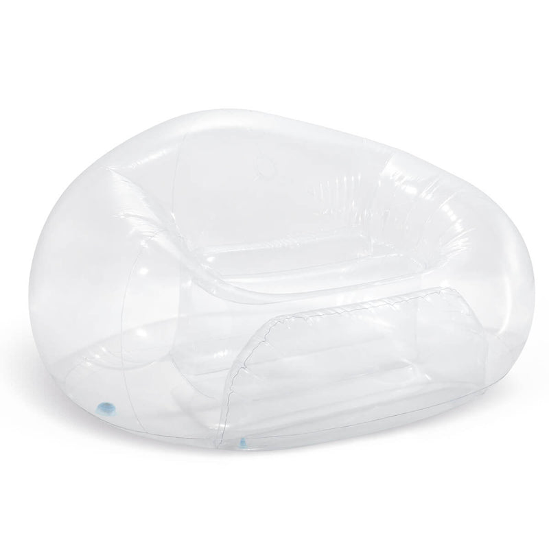Load image into Gallery viewer, Intex Beanless Bag opblaasstoel transparant