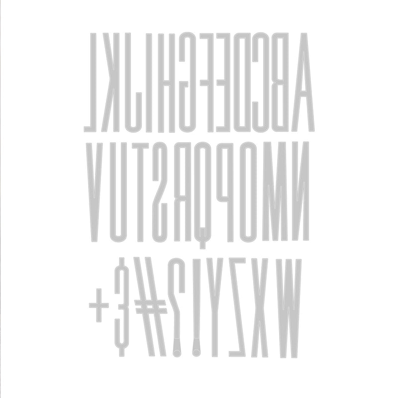 Load image into Gallery viewer, Sizzix • tim holtz thinlits die set alphanumeric stretch upper 31pcs