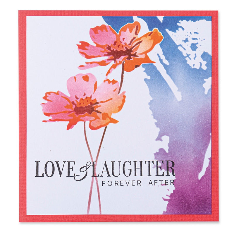 Load image into Gallery viewer, Sizzix • layered stencil flowers