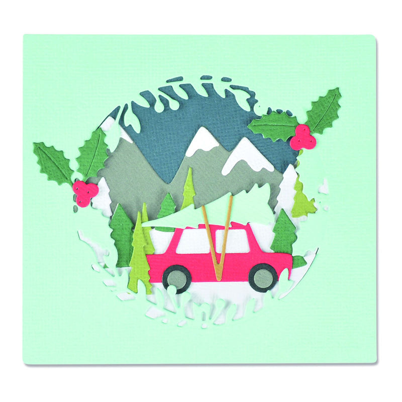 Load image into Gallery viewer, Sizzix • thinlits die set winter woodland