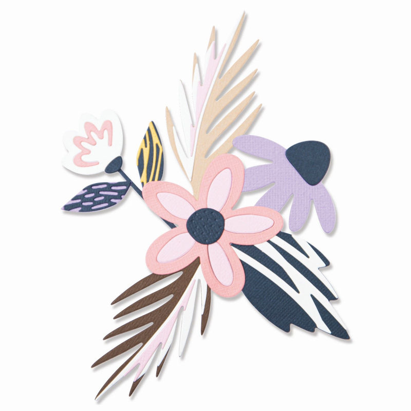Load image into Gallery viewer, Sizzix • thinlits die set bohemian florals 12pieces