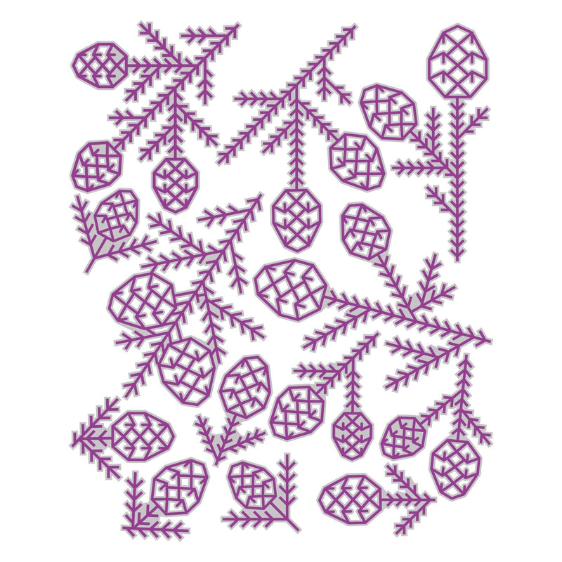 Load image into Gallery viewer, Sizzix • tim holtz thinlits die set pine patterns 13pcs