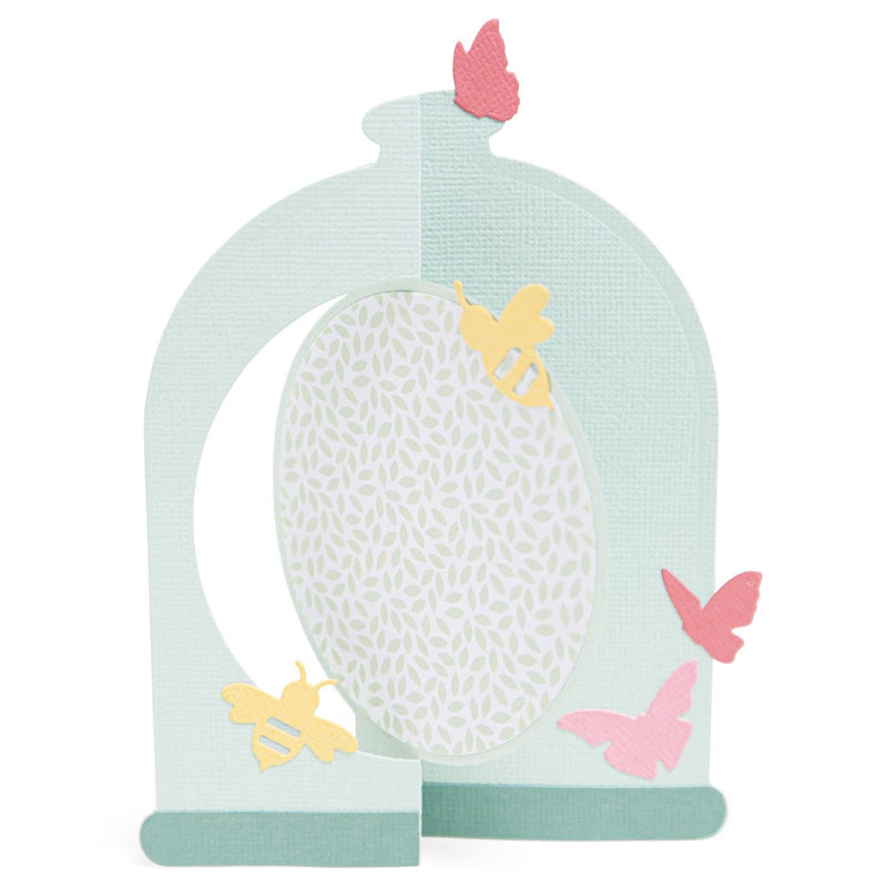 Load image into Gallery viewer, Sizzix • thinlits die set card, bell jar by jen long