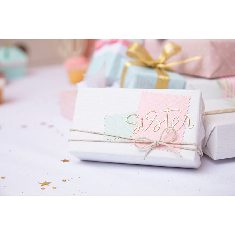 Load image into Gallery viewer, Sizzix • thinlits die set fabulous family names by debi potter