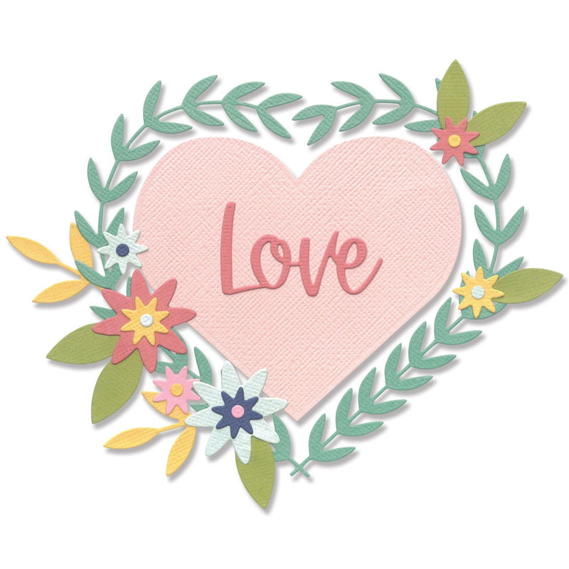 Load image into Gallery viewer, Sizzix • thinlits die set hello love by lisa jones