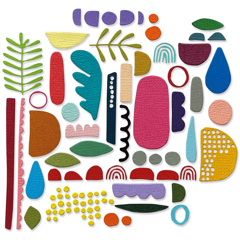 Load image into Gallery viewer, Sizzix • tim holtz thinlits die set abstract elements 43pcs