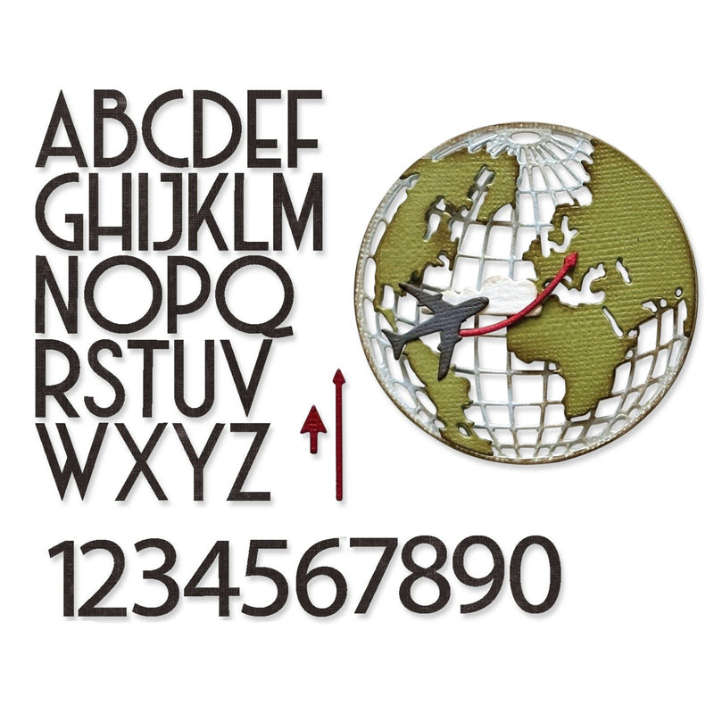 Load image into Gallery viewer, Sizzix • vault world travel by tim holtz