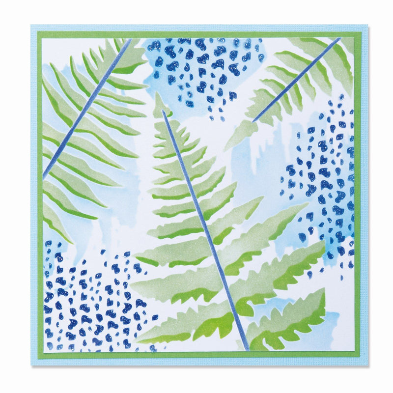 Load image into Gallery viewer, Sizzix • layered stencil fern 4pcs