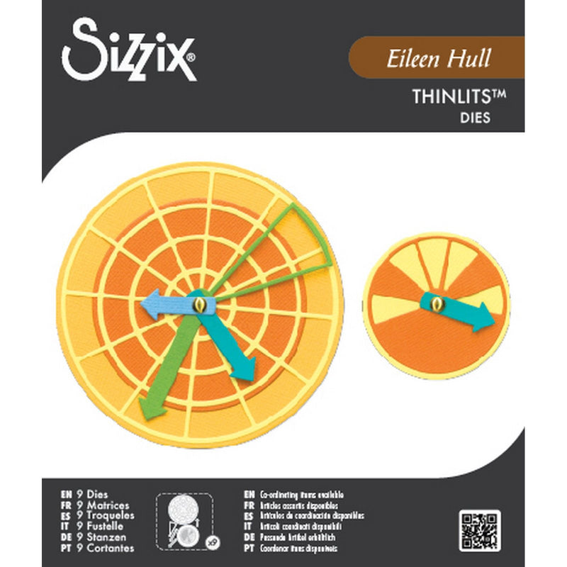 Load image into Gallery viewer, Sizzix • thinlits 9pcs die set rainbow wheels by eileen hull