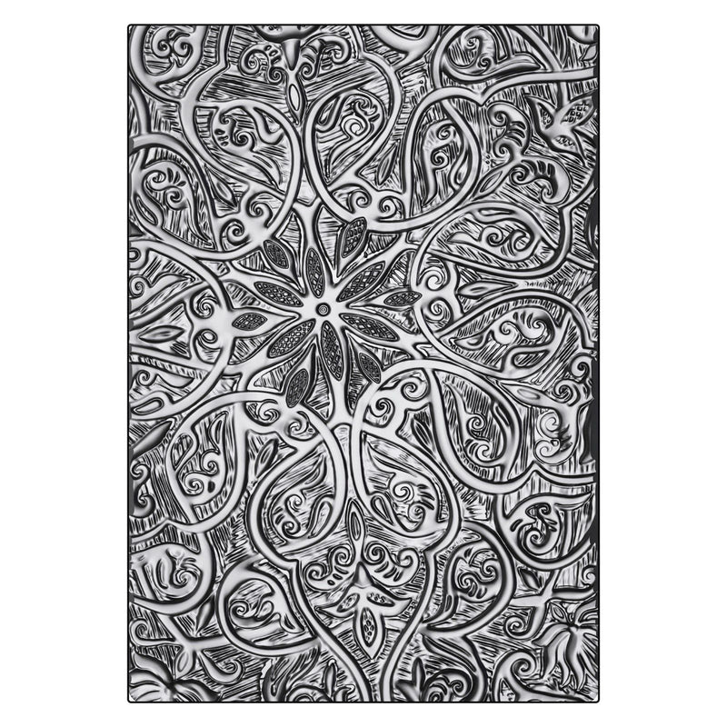 Load image into Gallery viewer, Sizzix • 3-d texture fades embossing folder engraved a5 by tim holtz