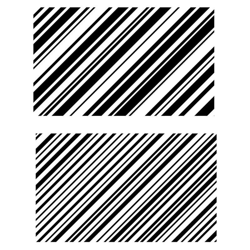 Load image into Gallery viewer, Sizzix • clear stamp set candy stripes by 49 and market 2pcs