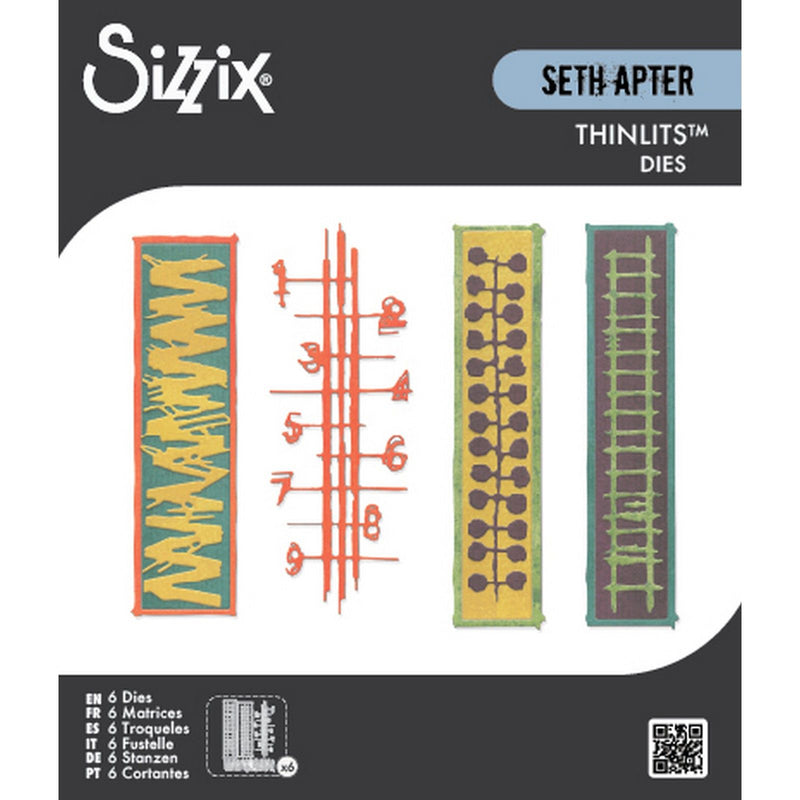 Load image into Gallery viewer, Sizzix • thinlits die set 6pcs stretchers by seth apter