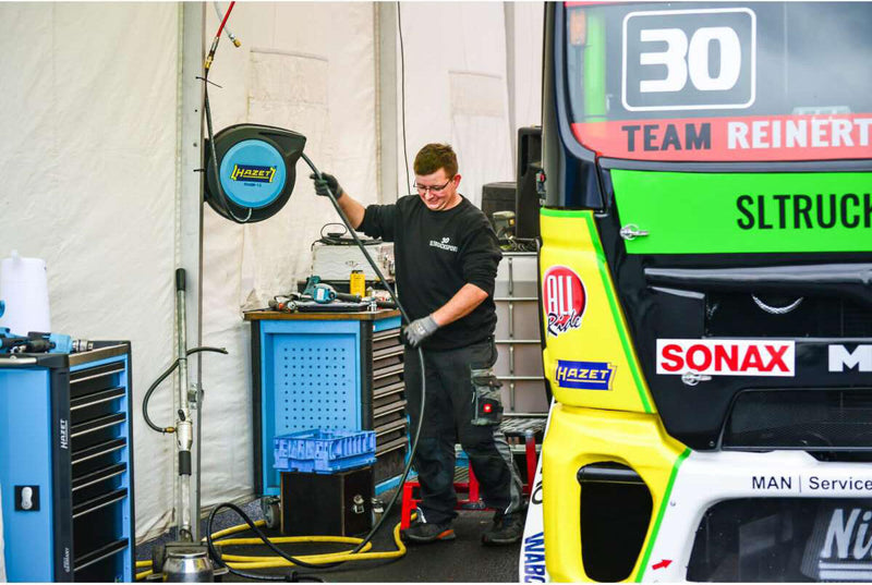 Load image into Gallery viewer, Hazet persluchtslanghaspel 9040n-13 hose reel 1 2 15m tubes