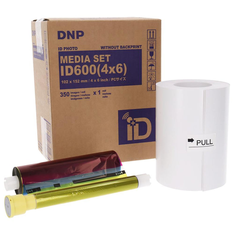 Load image into Gallery viewer, Dnp pasfoto papier 1 rol à 350 st. 10x15 voor id600