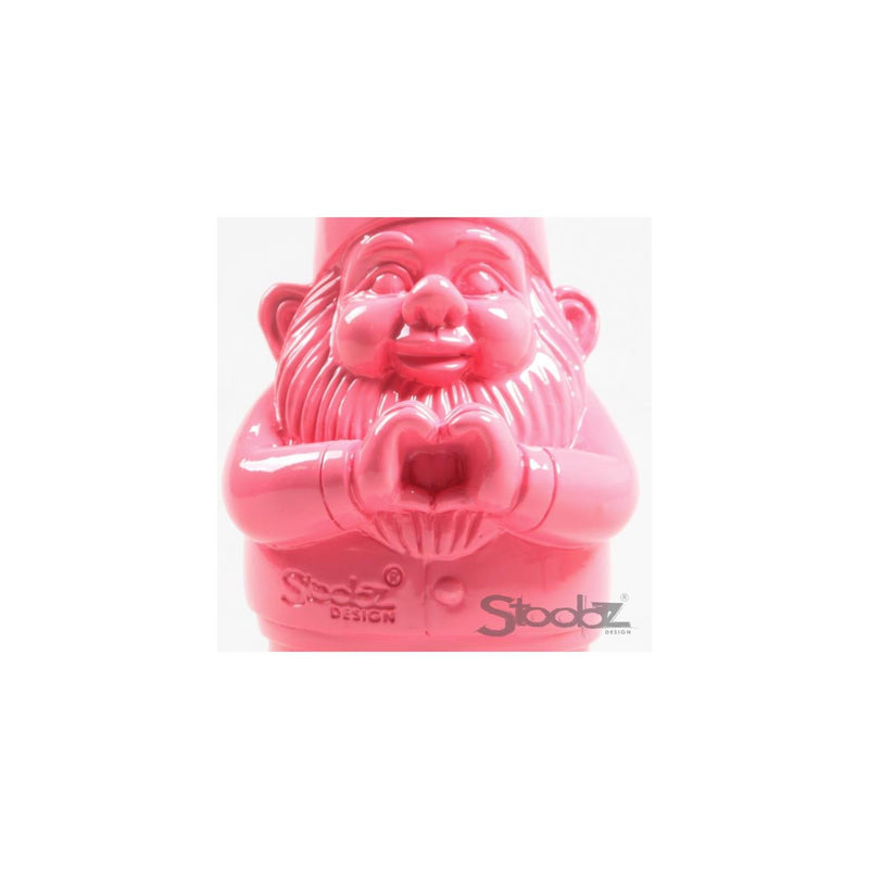 Load image into Gallery viewer, Stoobz design kabouter met hart 20cm fuchsia