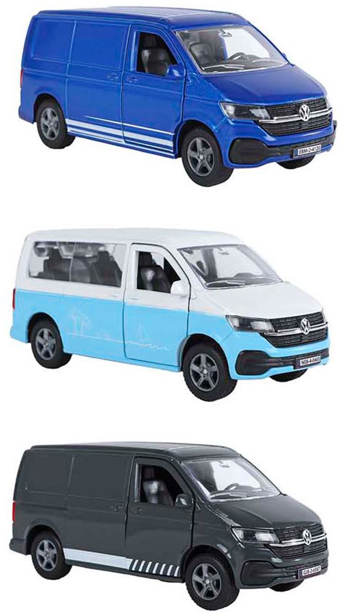 Load image into Gallery viewer, Kids globe vw transporter die cast pb 3ass 13,5cm