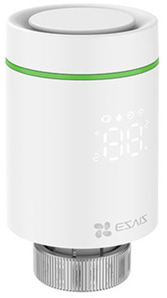 Afbeelding laden in galerijviewer, Ezviz t55 slimme thermostaten – slimme radiatorknop – thermostaatkraan – bluetooth – bediening via app - verbruiksoverzicht – spraakbesturing met alexa en google assistant