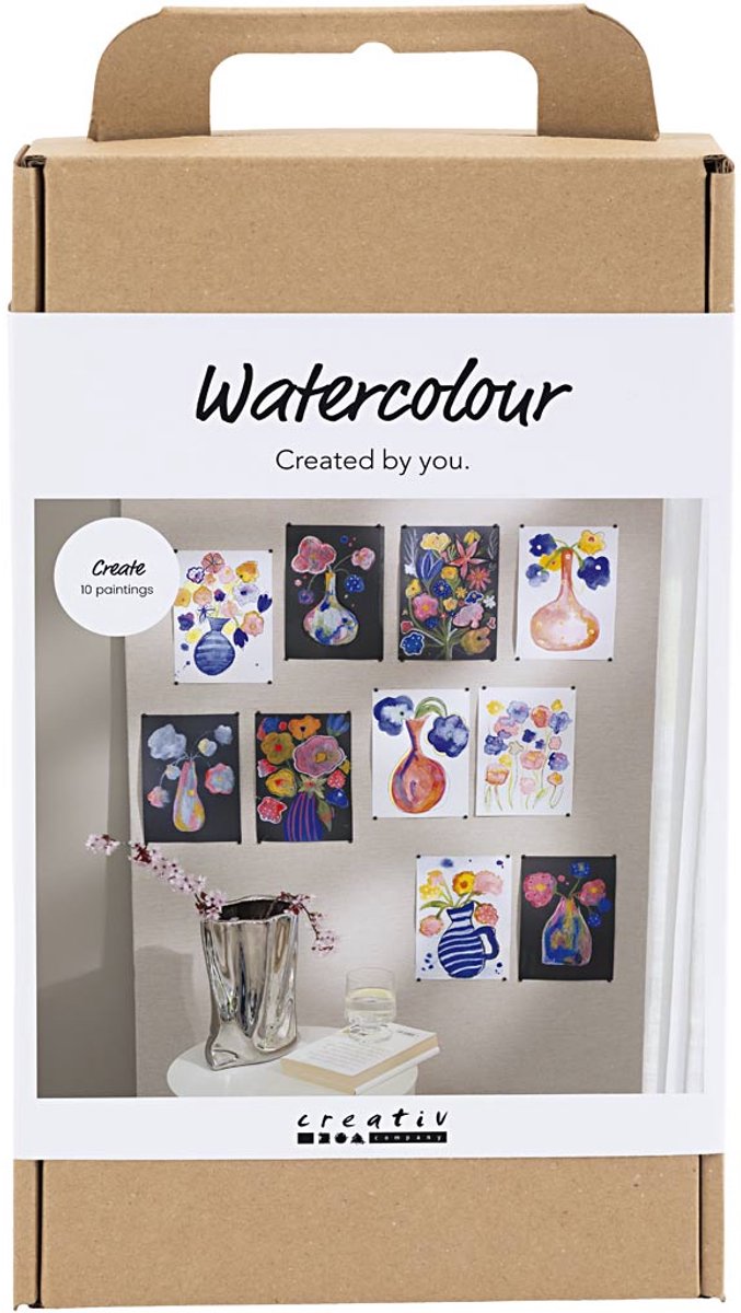 Afbeelding laden in galerijviewer, Creativ company http: www.cchobby.nl creatieve-box-aquarel-diverse-kleuren-1-doos