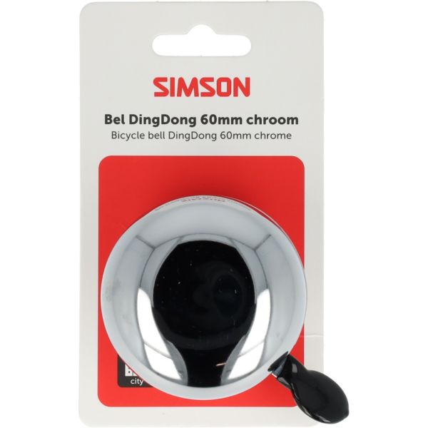 Load image into Gallery viewer, Simson bel dingdong medium chroom 60mm
