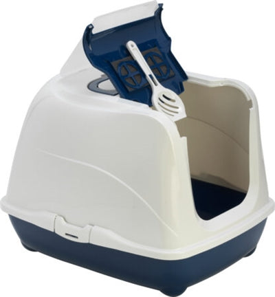 Load image into Gallery viewer, Moderna Kattenbak flip cat jumbo donkerblauw