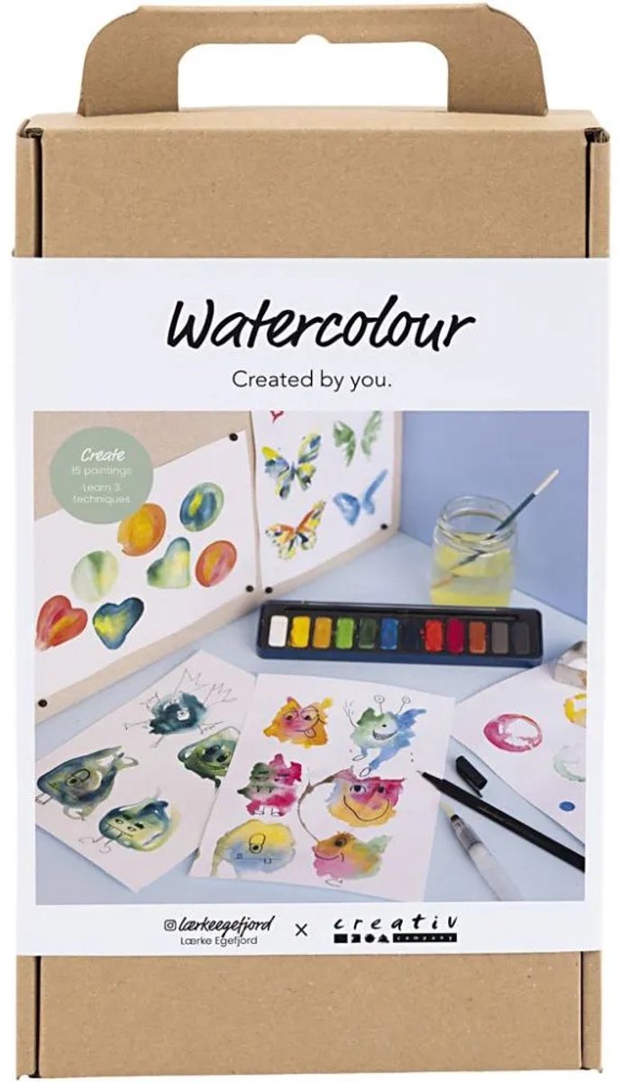 Afbeelding laden in galerijviewer, Creativ company hobbyset aquarel