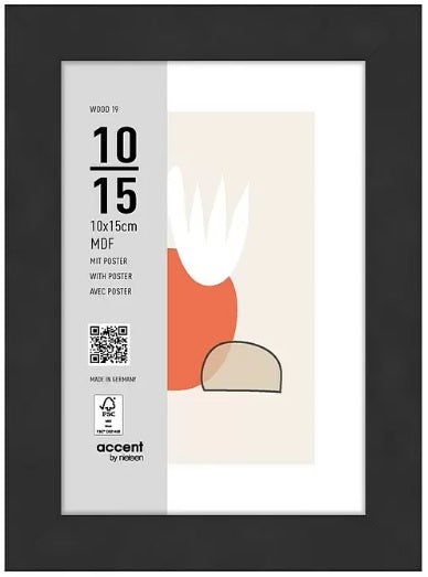 Load image into Gallery viewer, Nielsen design nielsen fotolijst 5411126 super 8 zwart 10x15 cm