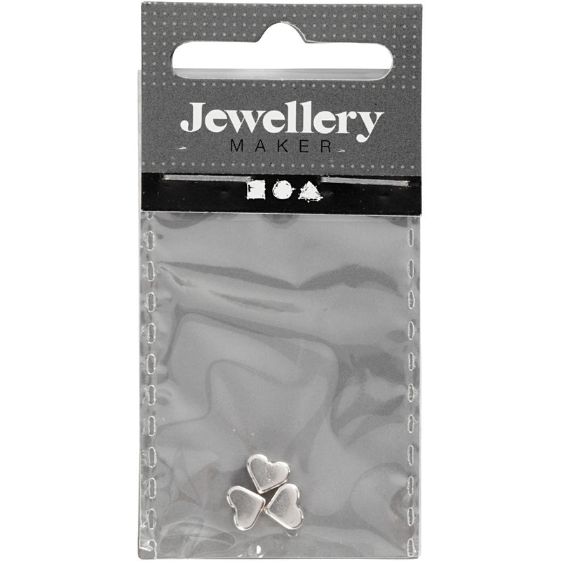Load image into Gallery viewer, Creativ company https: www.cchobby.nl space-kralen-afm-5-5x7-mm-gatgrootte-1-mm-verzilverd-3-stuk-1-doos
