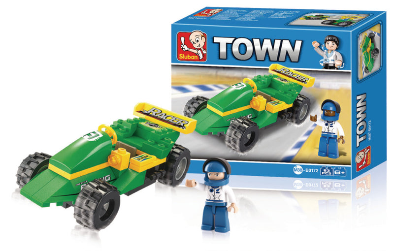 Afbeelding laden in galerijviewer, Sluban City Motors M38-B0172 Streetracer 63-delig