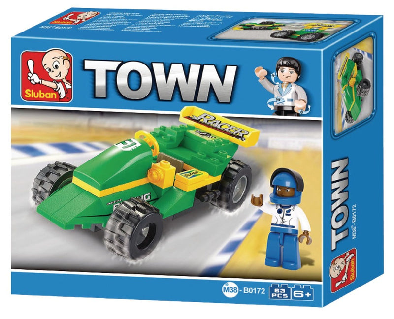 Afbeelding laden in galerijviewer, Sluban City Motors M38-B0172 Streetracer 63-delig
