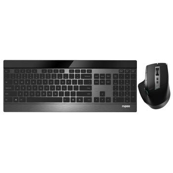Load image into Gallery viewer, Rapoo 9900m wireless ultra-slim multi-mode-deskset ui black