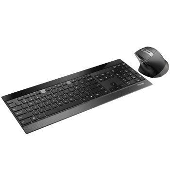 Load image into Gallery viewer, Rapoo 9900m wireless ultra-slim multi-mode-deskset ui black