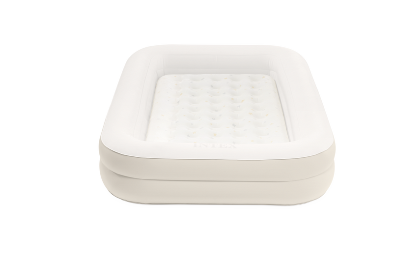 Afbeelding laden in galerijviewer, Intex 66811np kidz travel bed met handpomp wit