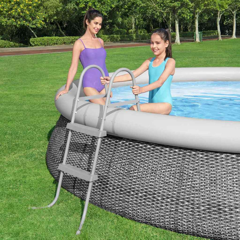Load image into Gallery viewer, Bestway zwembadladder 2 treden flowclear 84 cm