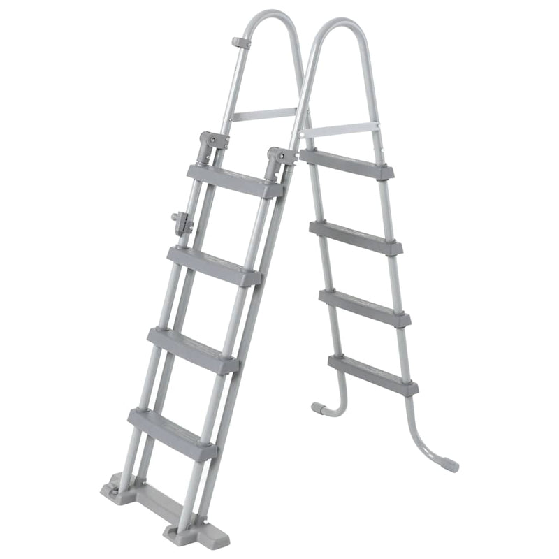 Afbeelding laden in galerijviewer, Bestway zwembadladder flowclear met 4 treden 122 cm