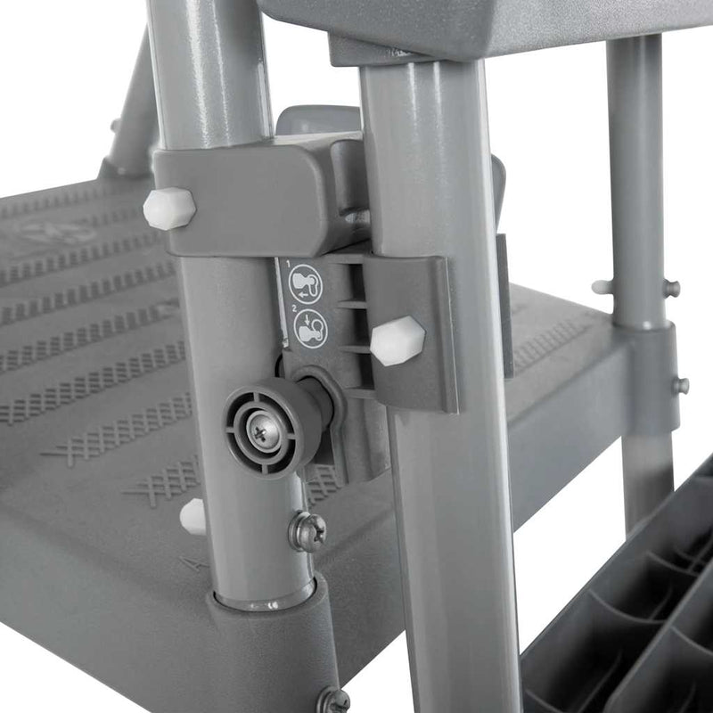 Afbeelding laden in galerijviewer, Bestway zwembadladder flowclear met 4 treden 122 cm