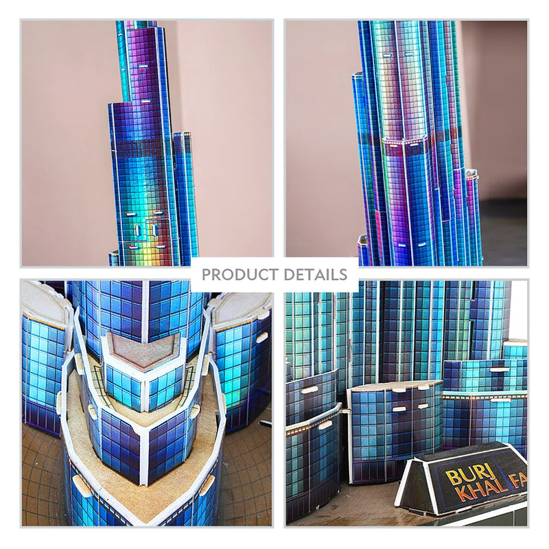 Load image into Gallery viewer, Cubic fun 3d puzzel burj khalifa met led verlichting